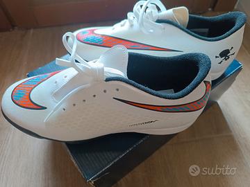 Scarpe Calcetto Nike Hypervenom bianche nuove 42