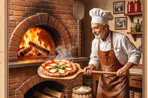  Pizzeria con forno a legna 🍕
