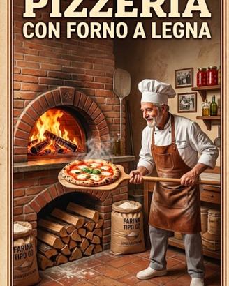  Pizzeria con forno a legna 🍕