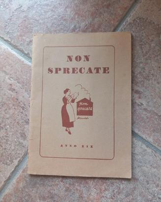Manuale del 1941  "Non Sprecare"