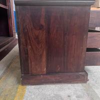 Mobile TV in Legno Massello Scuro