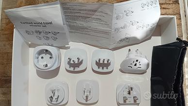 set adattatori per prese world