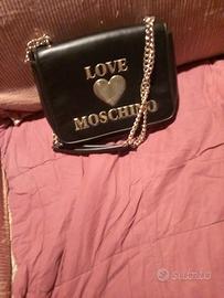 borsa nera  moschino 