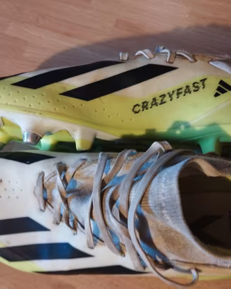 Scarpe calcio Adidas Crazy fast 3 alluminio 44