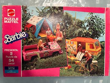 Rarissimo Puzzle Barbie Mattel anni 70 Nr 0803