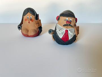 Statuette Mafiosi in terracotta