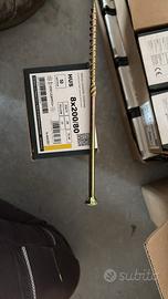 Viti mordenti per costruzioni in legno 8x200 mm