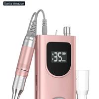 Fresa Unghie Kredioo 35000RPM Ricaricabile Rosa