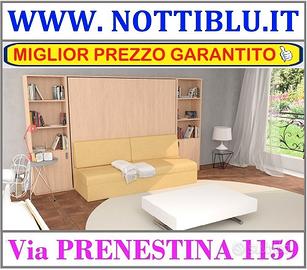 Letto a Scomparsa DOLLY ORIZ. 2p MATERASSO OMAGGIO