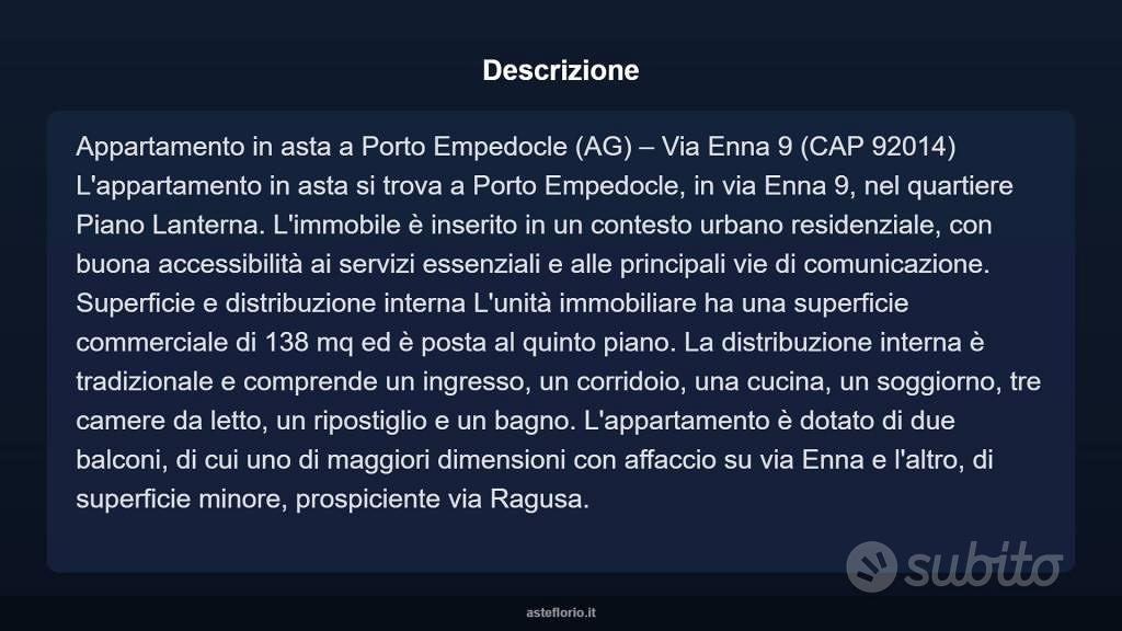 Appartamento – Porto Empedocle, Piano Lanterna, Ciuccafa - Vista 3