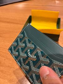 Goyard Saint Sulpice portacarte verde