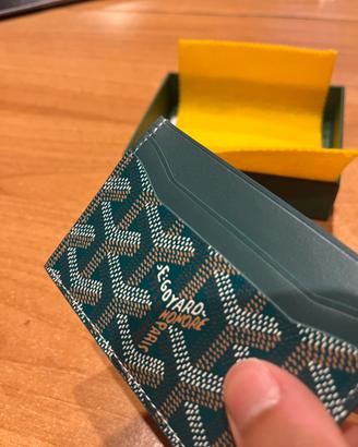 Goyard Saint Sulpice portacarte verde