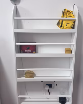 Libreria da Parete con 4 Ripiani