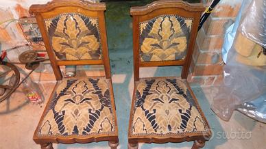 coppia sedie primi '900