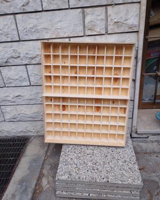 Lotto 7 pannelli legno