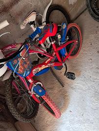 bicicletta bambino 14" spiderman 