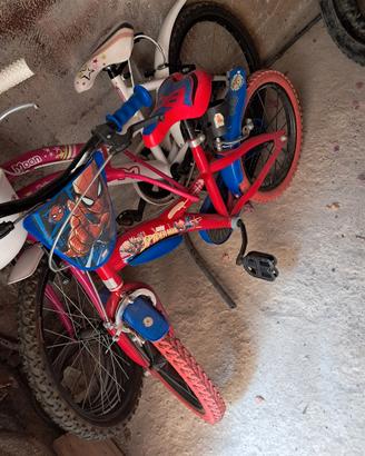 bicicletta bambino 14" spiderman 