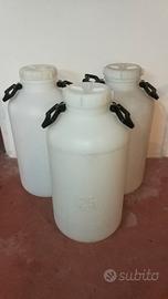 3 Fusti alimentari per olio o vino