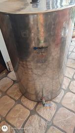 botte in acciaio inox da 200 litri per vino-olio