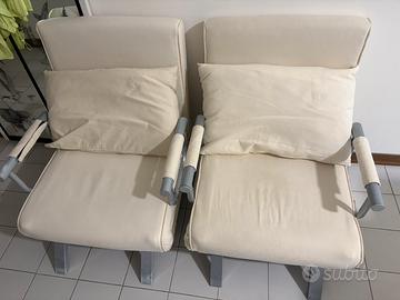 2 poltrone / letto