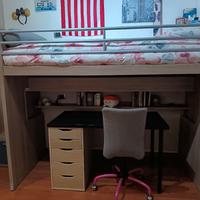 cameretta con letto scorrevole 