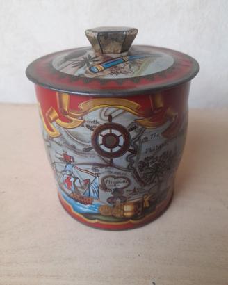 Scatola in latta Baret Ware anni 60
