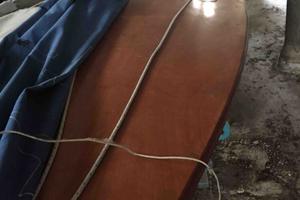 barca a vela  Strale Santarelli legno 1975 iridata