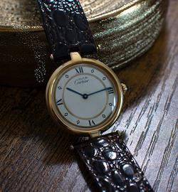 Orologio Cartier Vendome Vermail vintage