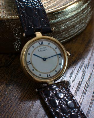 Orologio Cartier Vendome Vermail vintage