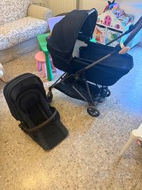 Cybex Melio Gold DUO BLUE NAVY + Stokke vaschetta