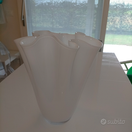 Vaso decorativo Wave bianco Onlylux