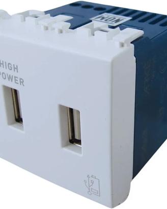 Doppia presa USB A