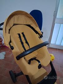 trio con accessori e culla stokke, bagnetto neonat