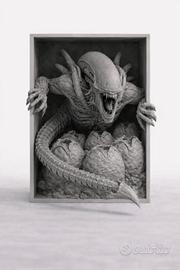 diorama libreria Alien Xenomorfo