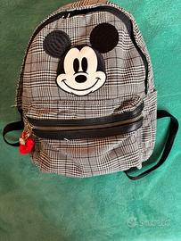 Zainetto Disney Topolino a quadri