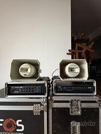 Tromba musicale da esterno a 2 vie con trasformato