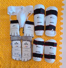 Protezioni arti marziali taekwondo M