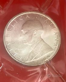 Moneta 500 lire argento G.Marconi 1974