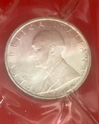 Moneta 500 lire argento G.Marconi 1974