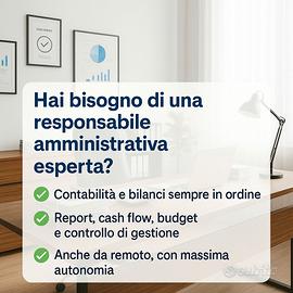 Responsabile amministrativa esperta per aziende