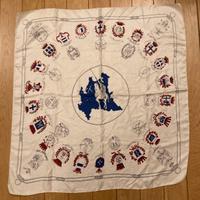 Foulard con stemmi e mappe
