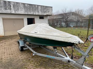 Cofano Vetroresina caccia e pesca con carrello