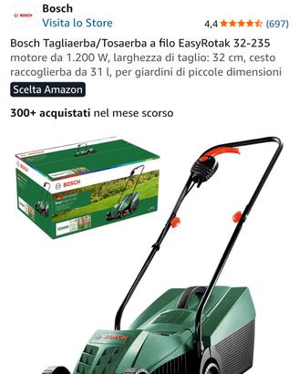 tosaerba elettrico 