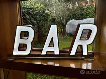 Insegna bar autentica