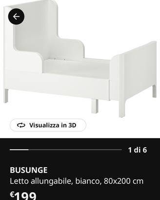 Letto per bambini 3 step