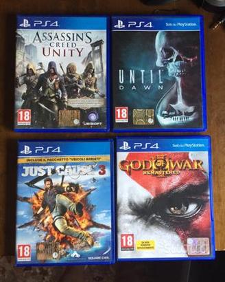 Giochi PS4 ORIGINALI come nuovi