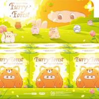 GIGGLE MONSTER V2 Furry Forest Series 2 1pz