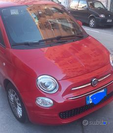 Fiat 500 1000 Hybrid Red Lounge