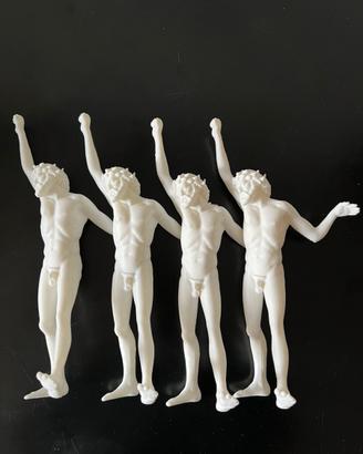 Statue Gesù danzante da Arancia meccanica (4pezzi)