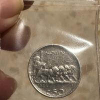 50 centesimi leoni 1924 molto rara